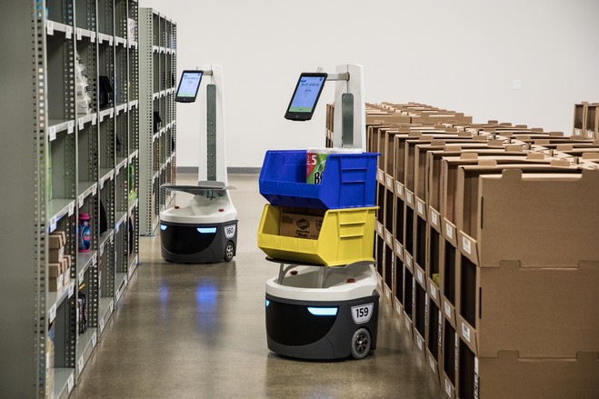 Robots Usage in Warehouse.